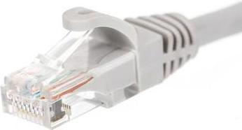 Image du produit Netrack BZPAT20U5E Câble patch RJ45, snagless boot, Cat 5e UTP, 20m pilkas (UTP, CAT5e, 20 m)