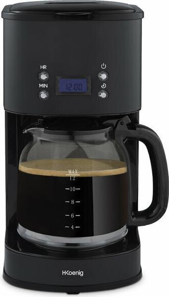 Hkoenig Filterkaffeemaschine Schwarz 1000 W