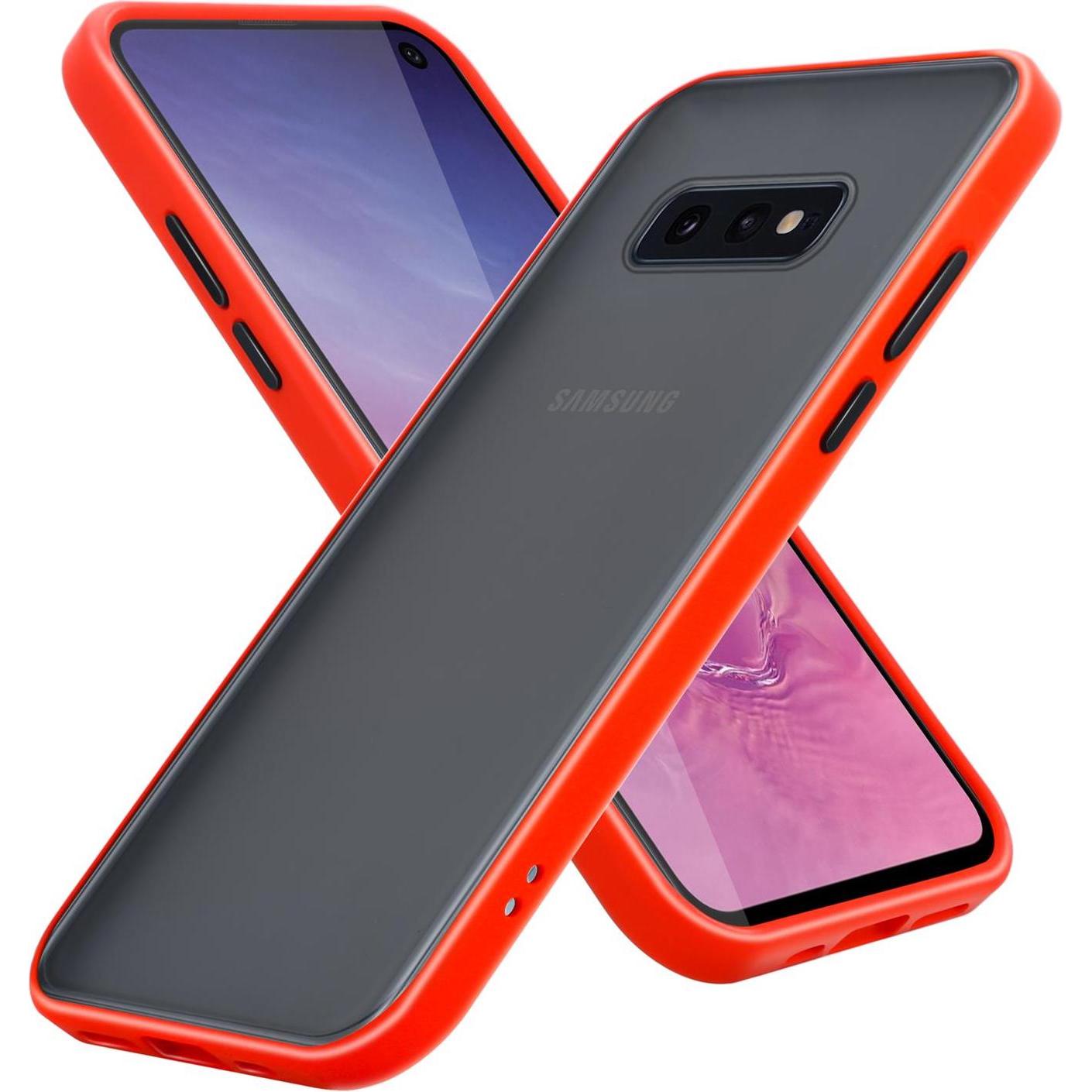 Cadorabo Hybrid Matt Cover (Samsung Galaxy S10e), Smartphone Hülle, Transparent