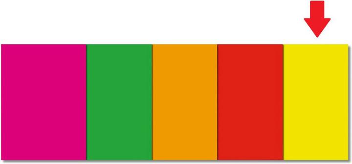 Image du produit Marpa Jansen PAPIER DE SIGNALISATION A4 JAUNE NEONAL/Pà100 (140 g/m²)