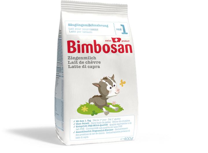 Actual product image Bimbosan Goat's milk 1 (400 g, from birth)