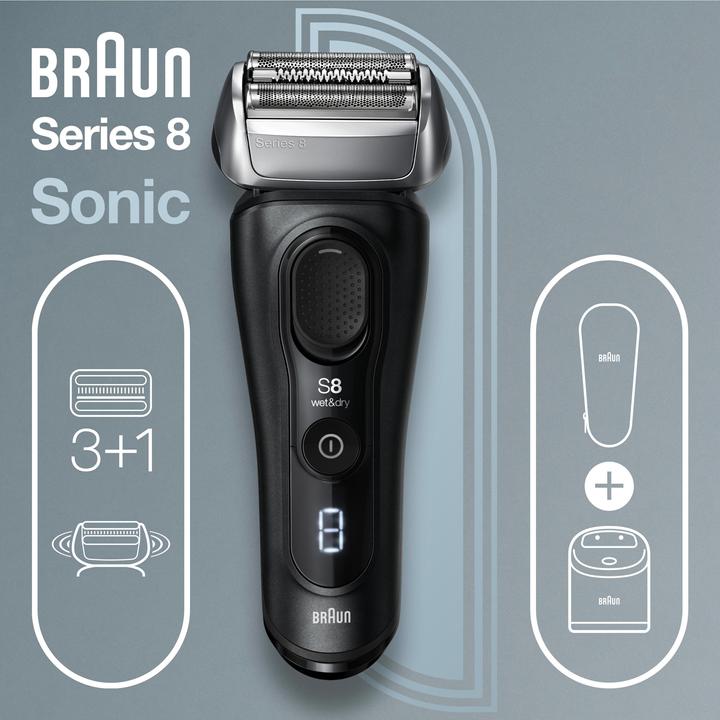 Actual product image Braun Series 8 8450cc electric shaver for men