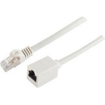 Shiverpeaks BASIC-S Patchkabelverlängerung, Kat. 6A, grau 0,5 m, S/FTP, mitCat.7 Rohkabel, PIMF, Halogenfrei, RJ (S/FTP,...