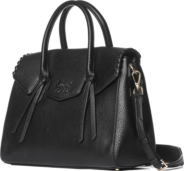 Actual product image Secret Pon Pon Handtasche Damen - Modell Silvana Nova - 100% Polyurethan - 31.0 X 26.0 X 11.5 Cm