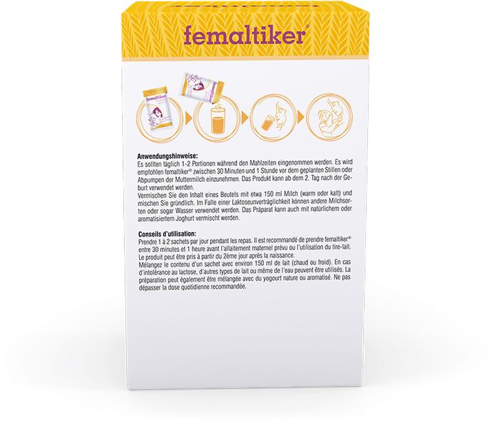 Actual product image Femaltiker Food supplements (12 pcs., Beutel, 139 g)