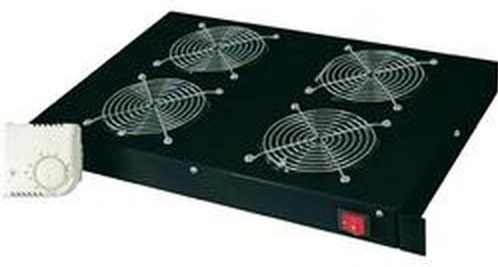 Actual product image Digitus DN-19 FAN-4-HO-SW Rack-mount ventilation unit 4 fans, black