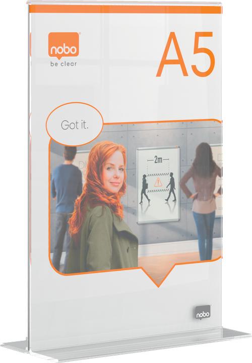 Immagine prodotto Nobo Premium Plus Display da tavolo in acrilico (A5)