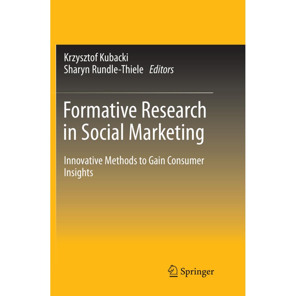 Formative Research in Social Marketing, Fachbücher von Krzysztof Kubacki, Sharyn Rundle-Thiele
