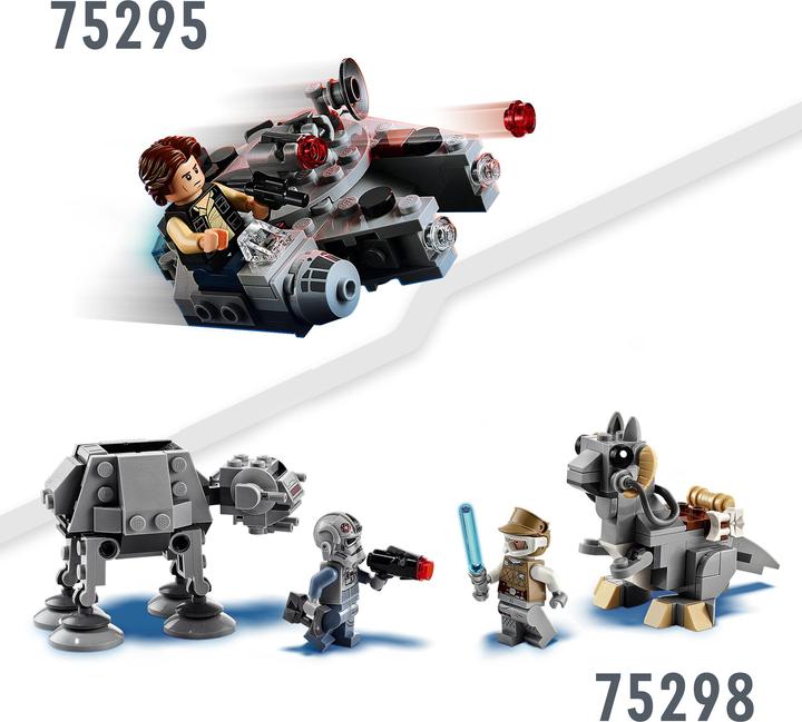 Actual product image LEGO AT-AT vs Tauntaun Microfighters (75298, LEGO Star Wars)