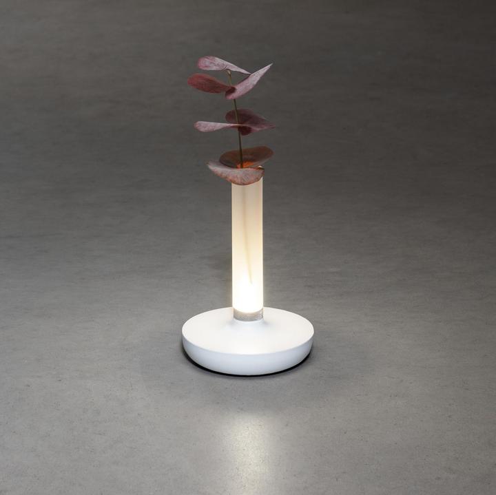 Produktbild Konstsmide Akku-Tischleuchte USB Biarritz, 1800 / 3000 / 4000 K, Weiss