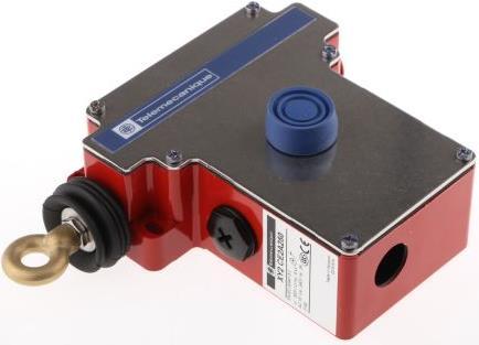 Actual product image TE Sensors Grab wire safety switch, LH, 1NO 1NC