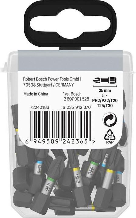 Image du produit Bosch Professional Zubehör PRO Impact Mixed Pack (Hexagonal)