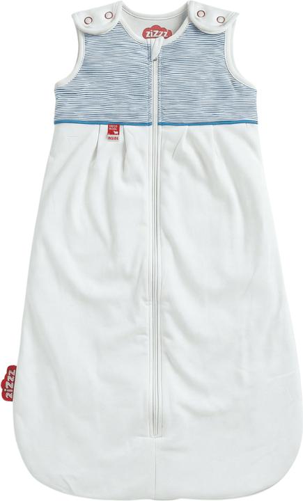 Zizzz Sac de couchage pour enfants Blue Stripes / 2-4 ans (110cm) (110 cm, Toute l'année)
