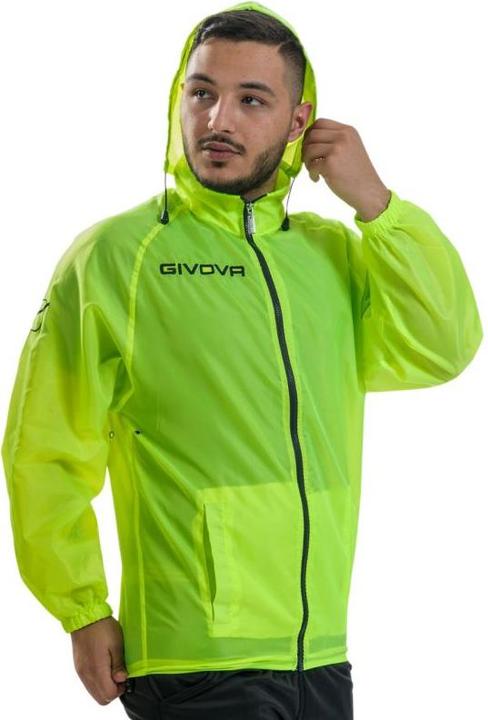 Actual product image Givova Rain Basico Fluo Jacket (S)