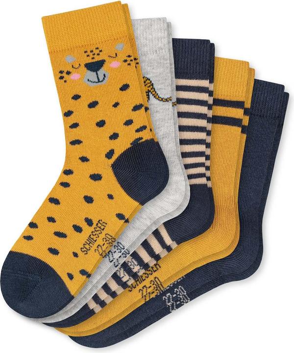 Actual product image Schiesser 5 Pack Tiger Kids Socks Boys (5-pack, 23 - 26)