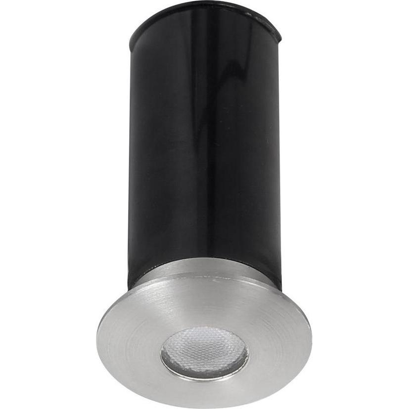 Nova Luce, Gartenbeleuchtung, BANG LED Bodeneinbauleuchte Nickel 1W IP67 Warmweiss 3,7x3,7x5,3cm 9019212 (IP67)