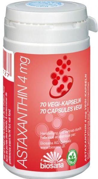Actual product image Biosana Astaxanthin (70 pcs., Capsules, 61 g)
