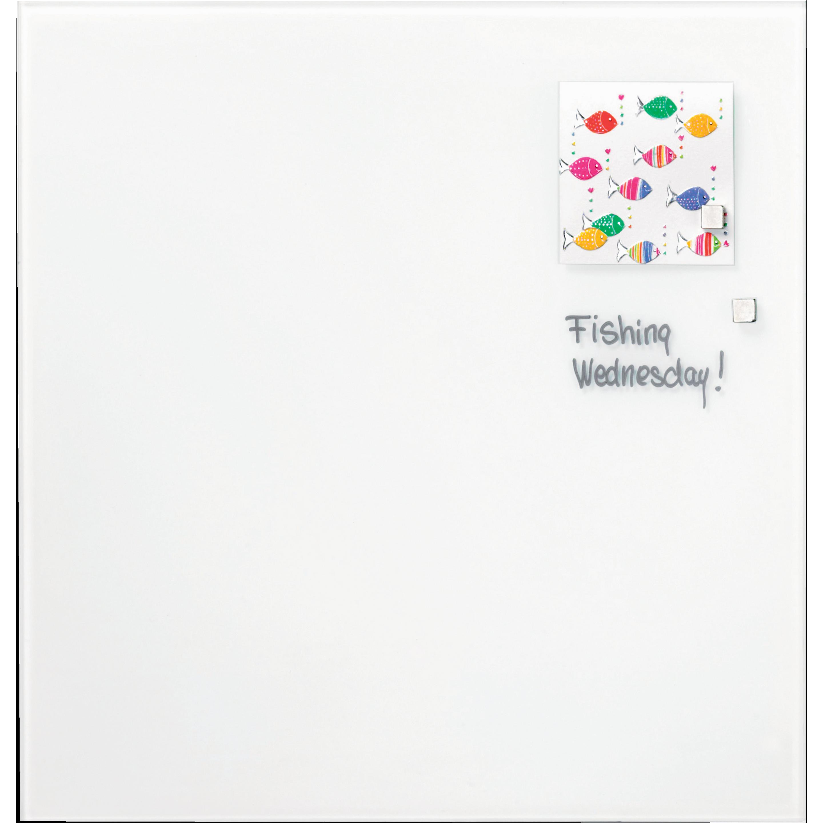 Thumbnail - Franken, Präsentationstafel, Glas-Whiteboard (120 x 120 cm)