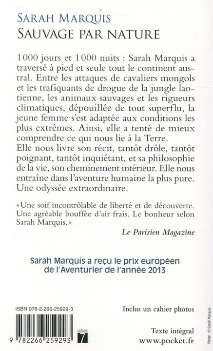 Image du produit Sauvage par nature (Français, 2016)