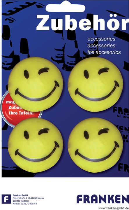 Image du produit Franken Aimant rond Smiley (4x)