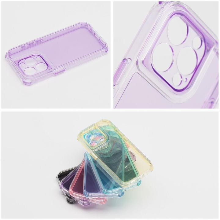 Actual product image OEM Back panel cover MATRIX CLEAR Case for IPHONE 13 Pro light violet (Apple iPhone 13 Pro)