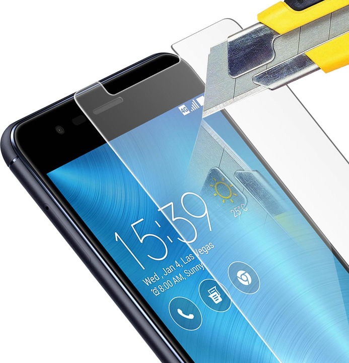 Produktbild Avizar Kristallklare Folie, Glas-Displayschutz (1 Stück, Asus Zenfone 3 Zoom)