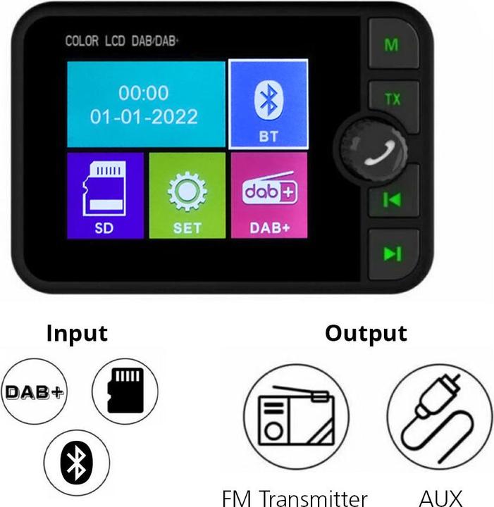 Actual product image Mobix DAB+ Autoadapter