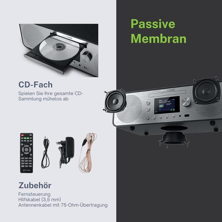 Image du produit Muse M-885 DBT (DAB+ DAB, FM, Bluetooth)