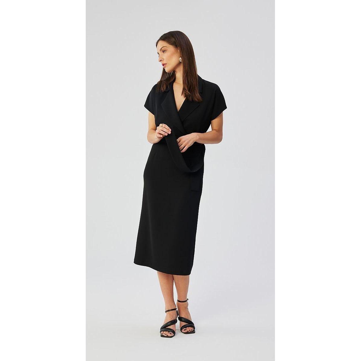 Stylove, Damen, Kleider, Alltagskleid, Schwarz, (XL)