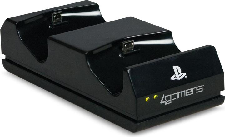 Produktbild 4Gamers Charge+ Twin Charging Dock with Cleaning Cloth (PS4)