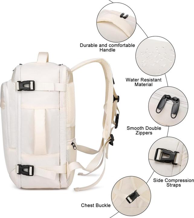 Produktbild Only-Bags.Store Handgepäck-Rucksack mit separatem Ein-Zoll-Computerfach (20 l)