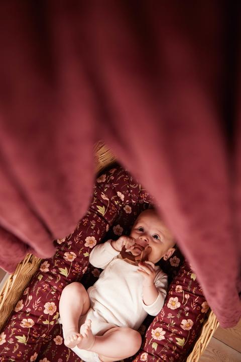 Image du produit Filibabba Anneau de dentition floral en caoutchouc naturel