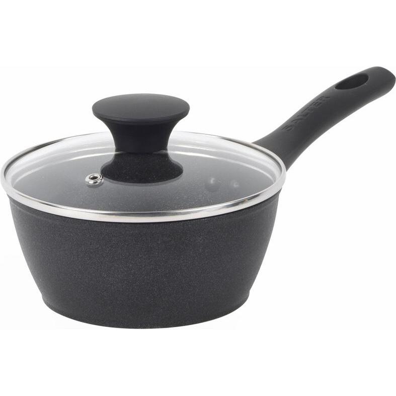 Salter Nero Bw09322ar Megastone Noir 16Cm Saucepan, Padella + Pentola,