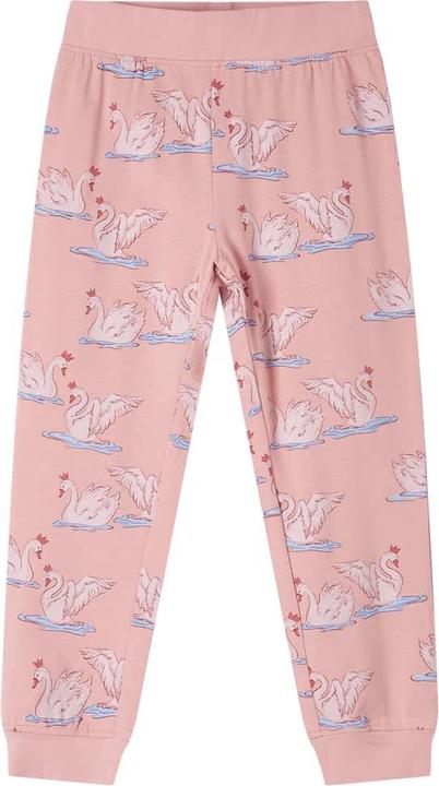 Produktbild vidaXL Kinderpyjama mit Langen Ärmeln Hellrosa 92,Material: 95 (92)