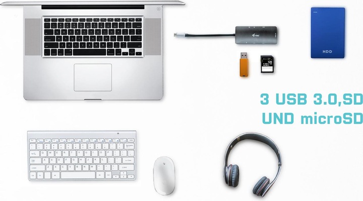 Actual product image i-tec Metal Nano Dock (USB-C, 1 Ports)