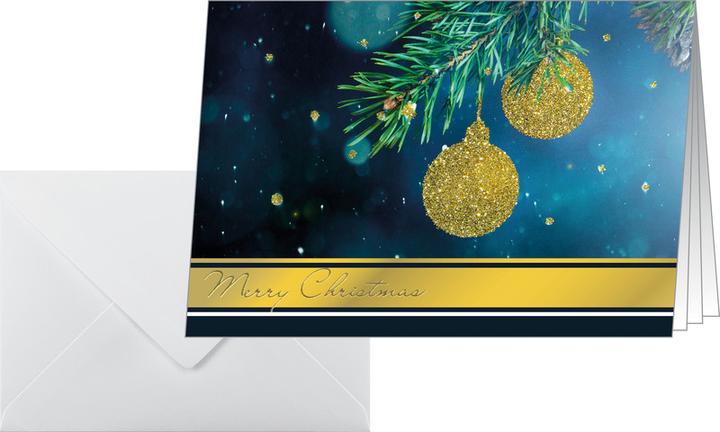 Immagine prodotto Sigel Cartolina di Natale Golden Glitter, A6, 10 pezzi (1 pz.)