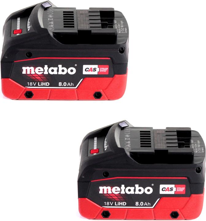 Actual product image Metabo AG 18 Battery blower 18 V + 2x LiHD battery 8.0Ah + charger (Rechargeable battery operated, Leaf blower)