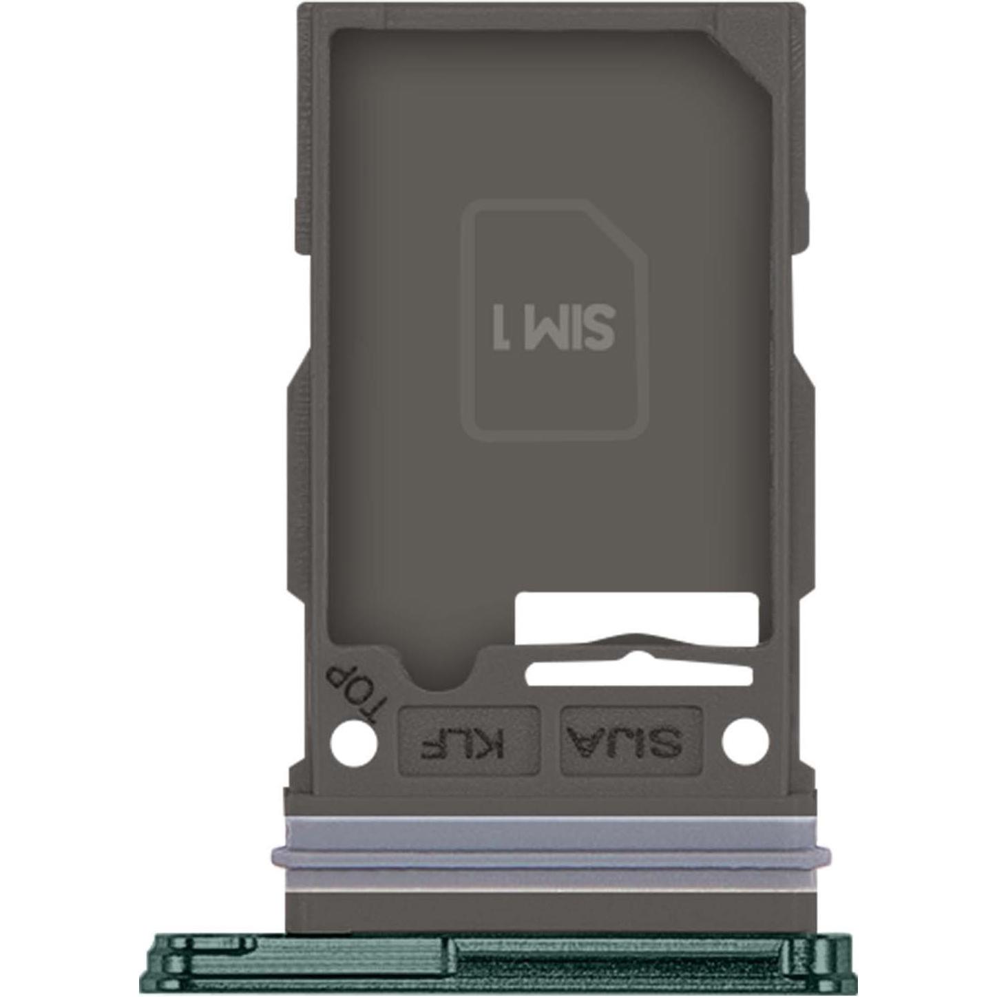 Clappio Ersatz SIM-Halter (SIM-Halterung, Samsung Galaxy S22 Ultra), Mobilgerät Ersatzteile, Grün