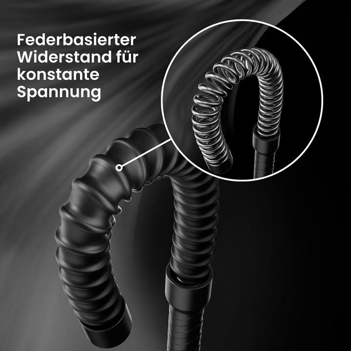 Actual product image Hermex Seilloses Battle Rope Battle-Rope-Sticks Gewichts Griffe Air Rope