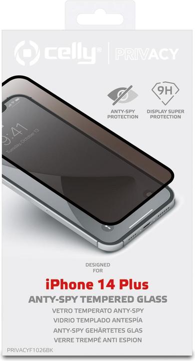 Image du produit Celly PRIVACYF1026BK protection écran/arrière de téléphone portable Apple film protecteur d'écran (1 pcs, Apple iPhone 14 Plus)