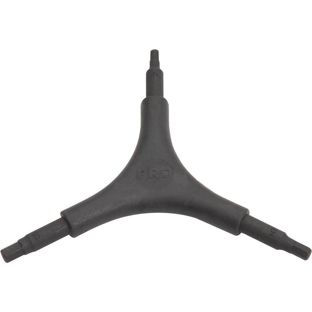 PRO, Sechskantschlüssel, Dreiarminbusschlüssel 4/5/6 mm schwarz