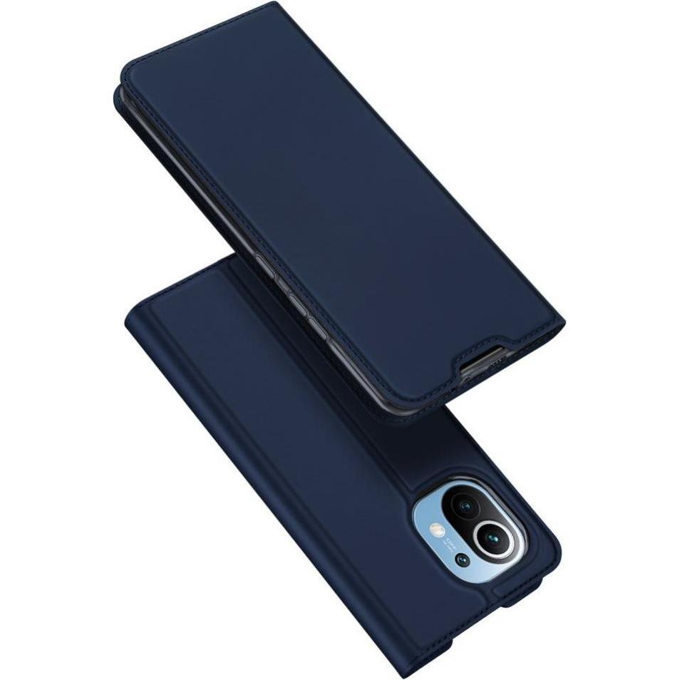 Dux Ducis Skin Pro Series Bookcover (Xiaomi Mi 11), Smartphone Hülle, Blau