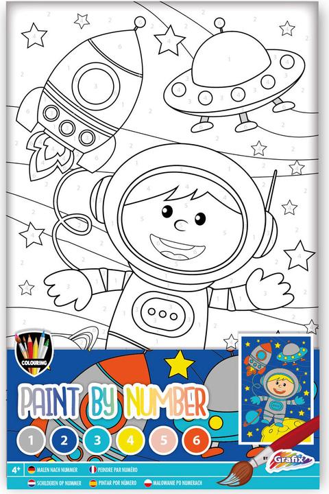 Actual product image Grafix Schilderen op number - Ruimtevaart