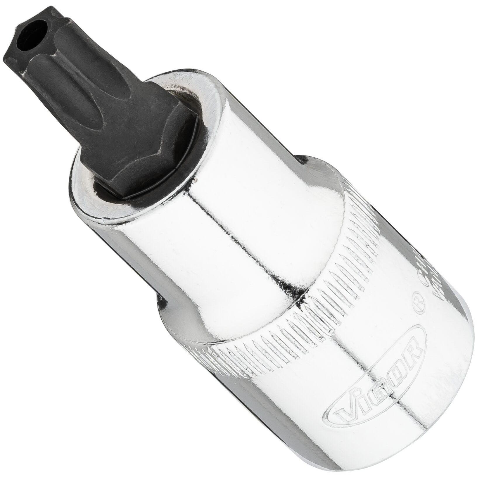 Vigor, Steckschlüssel + Stecknuss, 1/2" SCHRAUBENDR. EINSATZ T45H