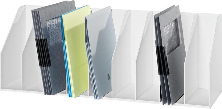 Immagine prodotto Paperflow Portadocumenti, bianco, con divisorio fisso, 9 o 13 scomparti per cartelle (A4)