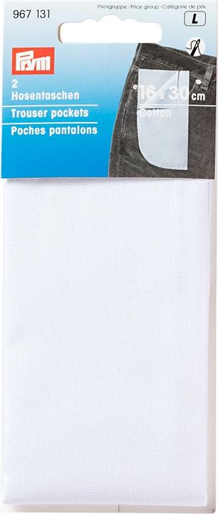 Immagine prodotto Prym Tasche per pantaloni 1/1 da cucire in bianco (2 pezzi)