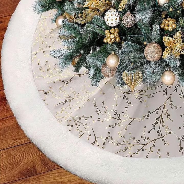 Produktbild Hermex Weihnachtsbaumdecke Tannenbaum-Teppich Christbaum-Rock Baumrock-Matte (1 -teilig)