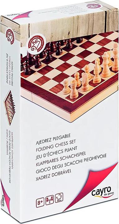 Actual product image Cayro Chess foldable FSC