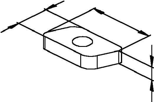 Actual product image Niedax NIE GSM408E3 Sliding nut without cyl. head thread M8 height 6mm (M8)