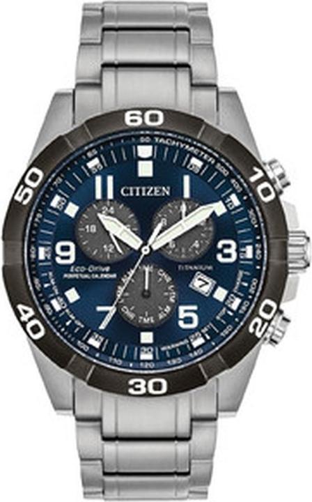 Immagine prodotto Citizen Orologio Eco-Drive Super Titanio Calendario Perpetuale Sveglia (Cronografo, 43 mm)